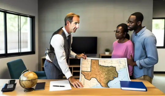 Graphics of "Navigate Estate Planning with Confidence: Expert Texas Estate Planning Attorney Near Me for Real Estate and Mineral Rights Protection"
