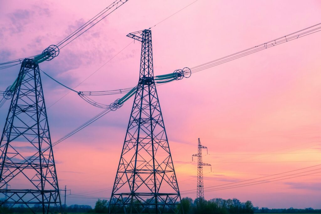 Easement Success Texas- a couple of power lines sitting next to each other